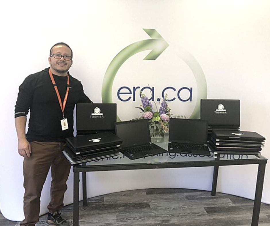ERA Donates 20 Laptops To The Calgary Drop In Centre