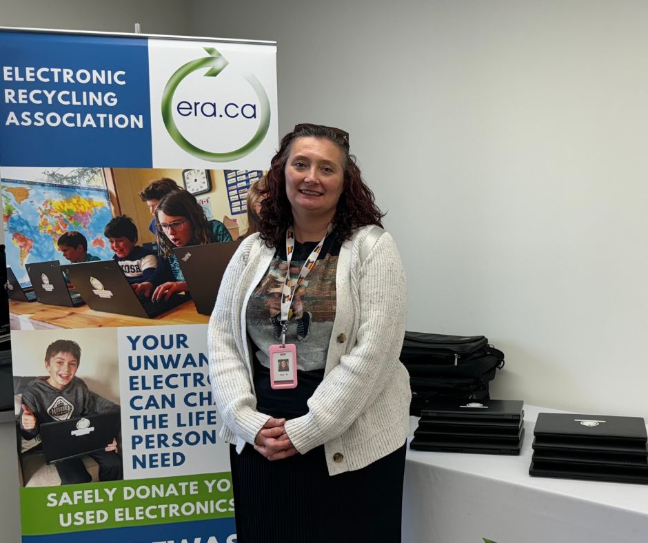 Electronic Recycling Helps Bow Valley College Learners with Recycled
