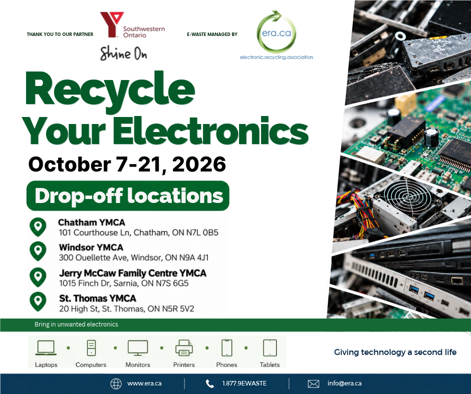 Electronics Collection Events Across Southwestern Ontario