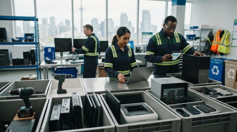 Electronics Pickup for Businesses: What to Set Aside