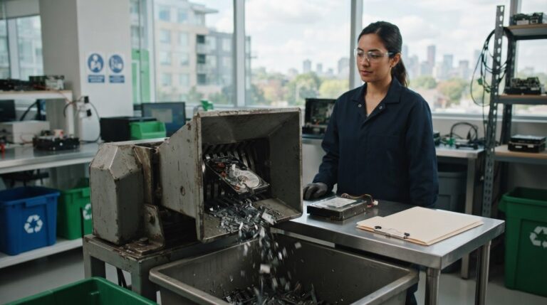 Hard Drive Shredding and Certificates for Canadian Businesses