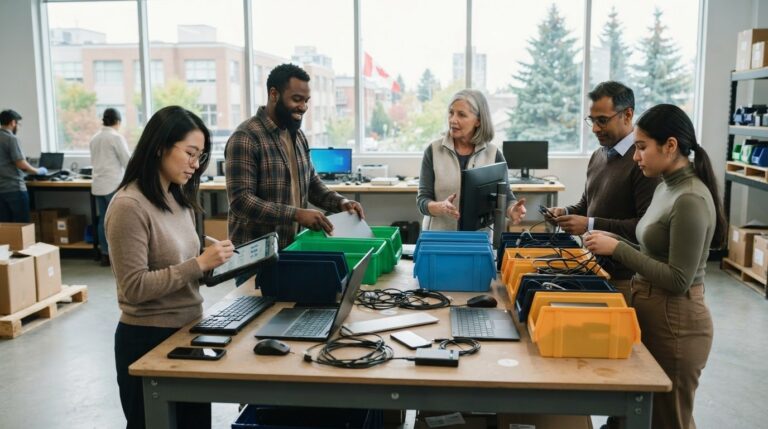 Recycling Office Electronics for Canadian Organizations