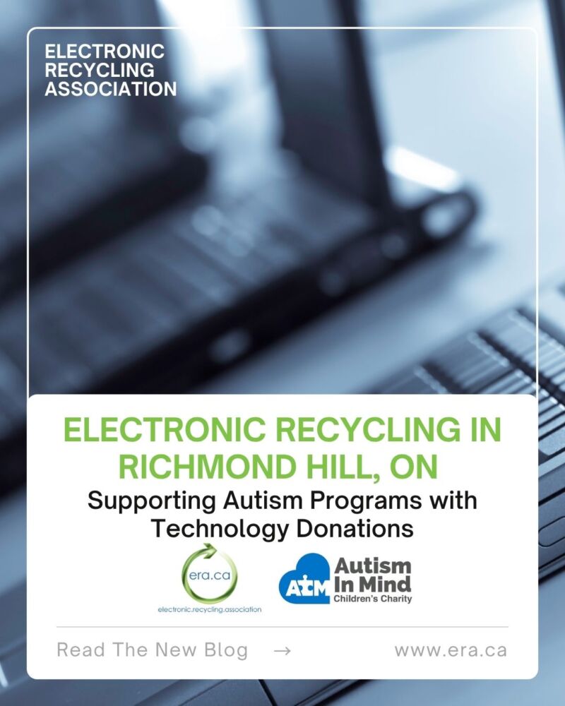 Image for the Tweet beginning: The Electronic Recycling Association (ERA)