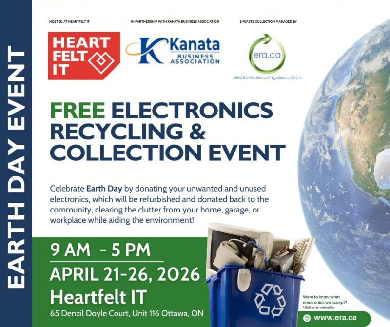 Image for the Tweet beginning: Join the Ottawa electronics recycling