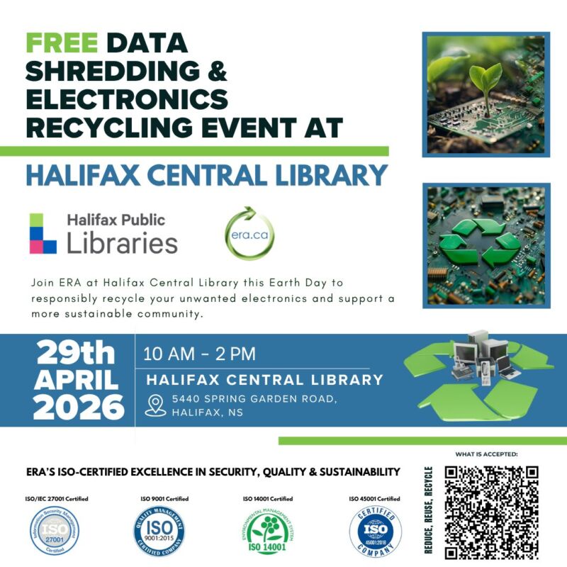 Image for the Tweet beginning: Got unwanted electronics? 
Don’t throw