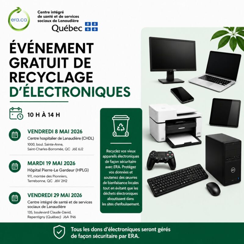 Image for the Tweet beginning: L’ERA est fière de s’associer