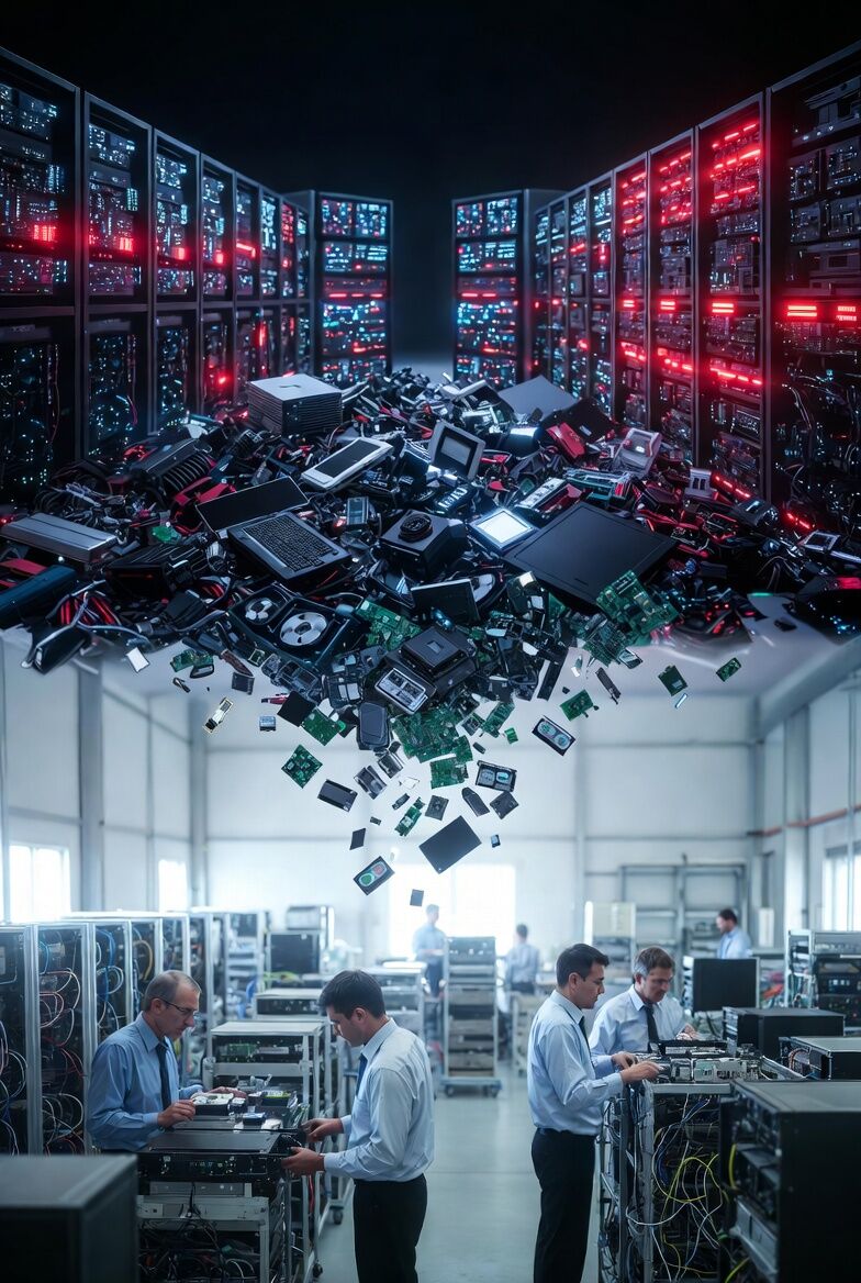 Image for the Tweet beginning: AI is driving massive electronic