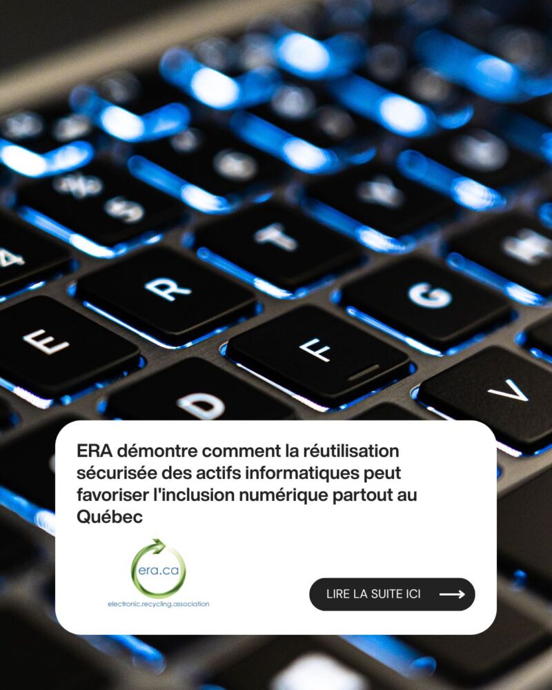 Image for the Tweet beginning: L’ERA est fière de collaborer