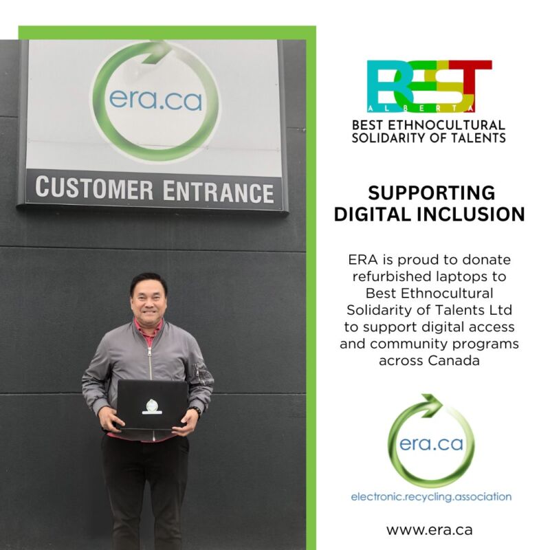 Image for the Tweet beginning: ERA is proud to support