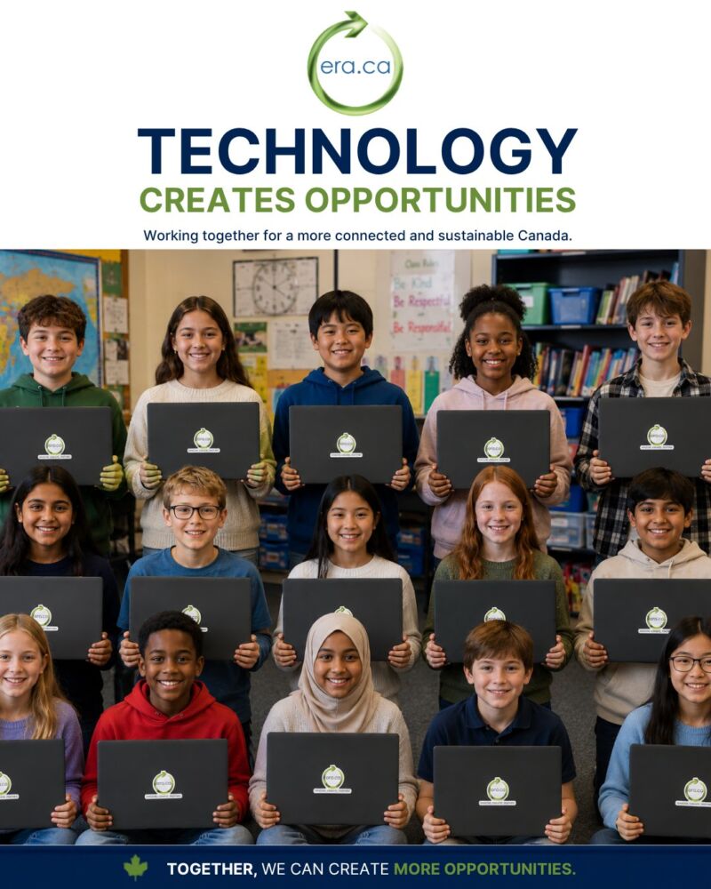 Image for the Tweet beginning: 💻🎓 1,000 Devices. 1,000 Opportunities.

ERA