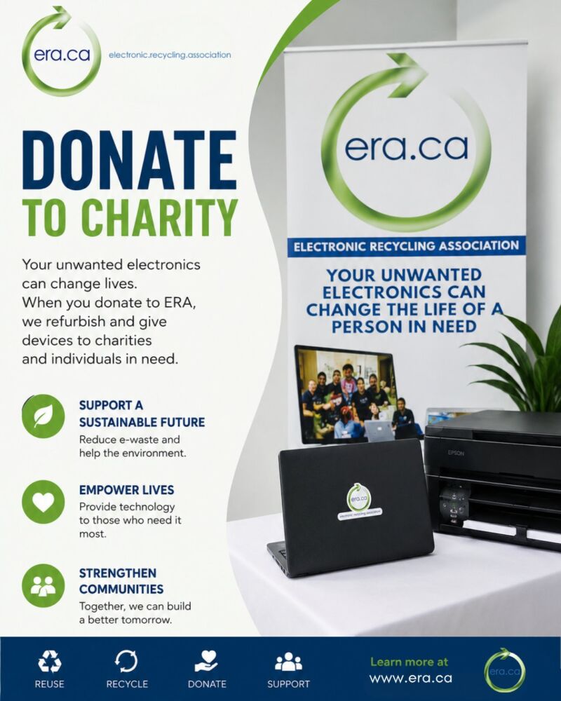 Image for the Tweet beginning: Donate to charities with ERA