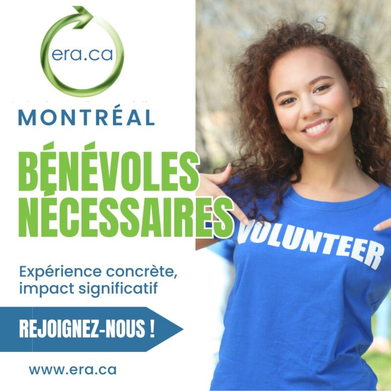 Image for the Tweet beginning: Bénévoles recherchés à Montréal

L’Electronic Recycling