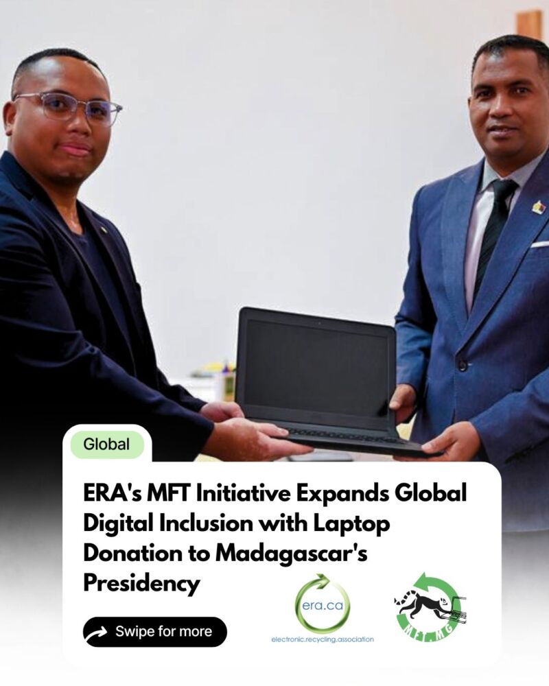 Image for the Tweet beginning: MFT, ERA's initiative in Madagascar,
