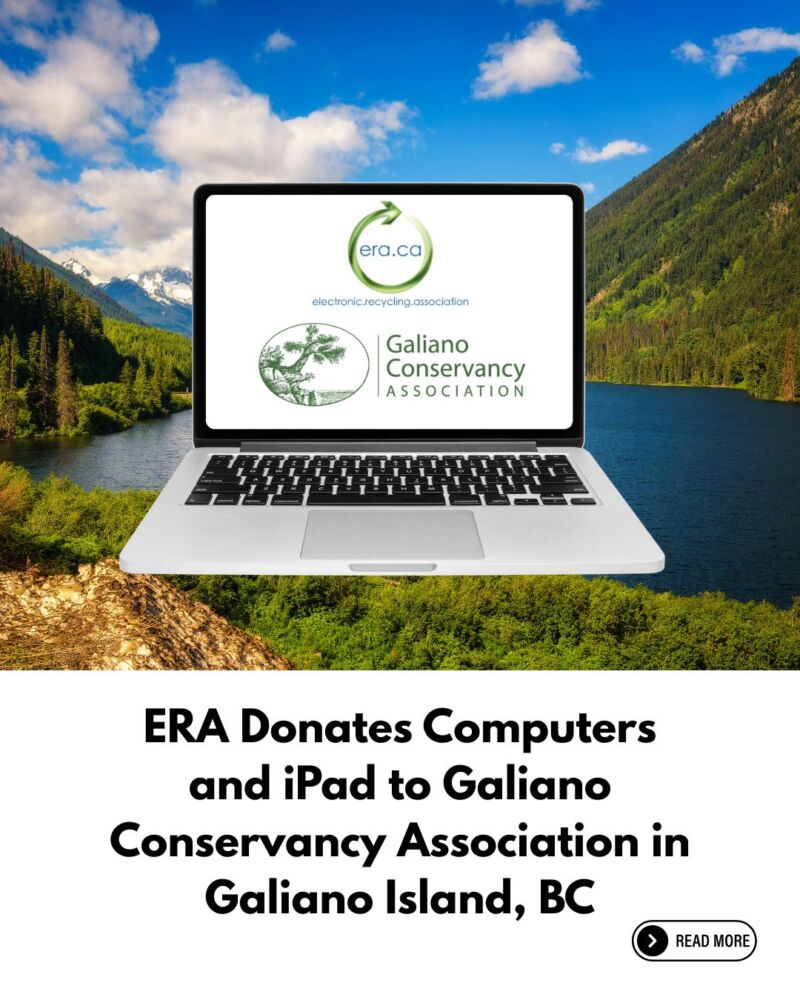Image for the Tweet beginning: The Electronic Recycling Association (ERA)