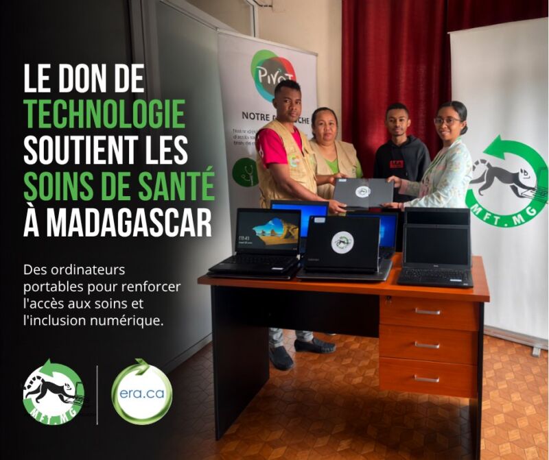 Image for the Tweet beginning: Un don technologique au service