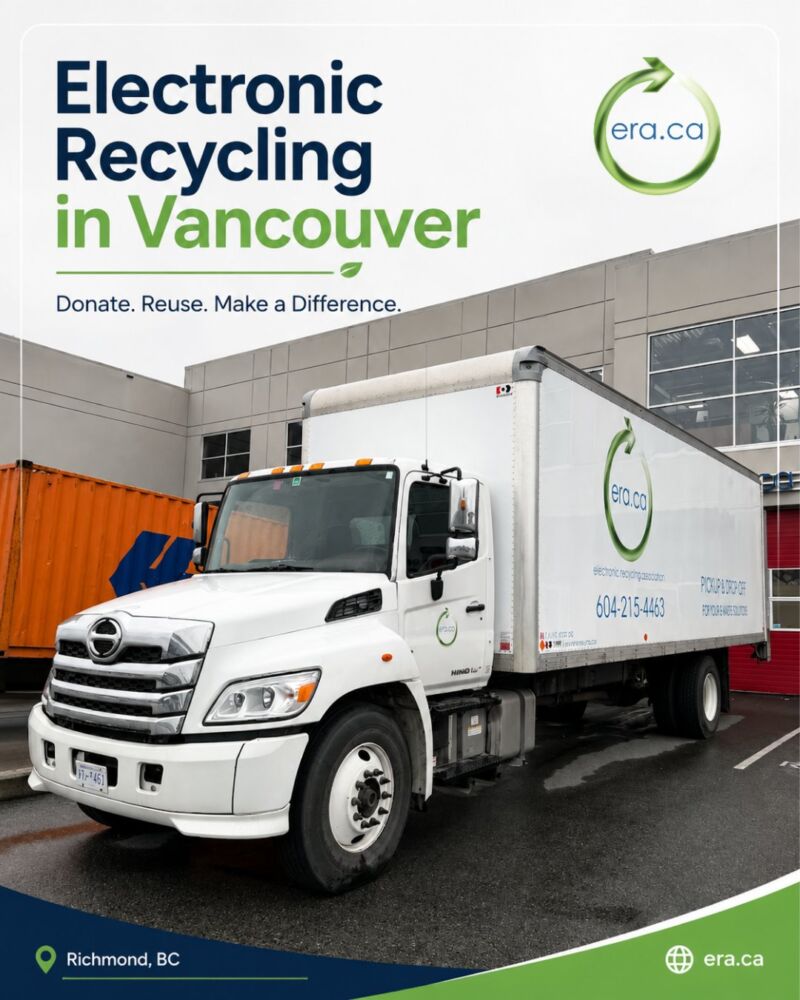 Image for the Tweet beginning: â™»ï¸� Electronic Recycling in Vancouver

Give