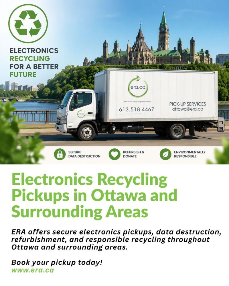 Image for the Tweet beginning: Looking for responsible electronics recycling