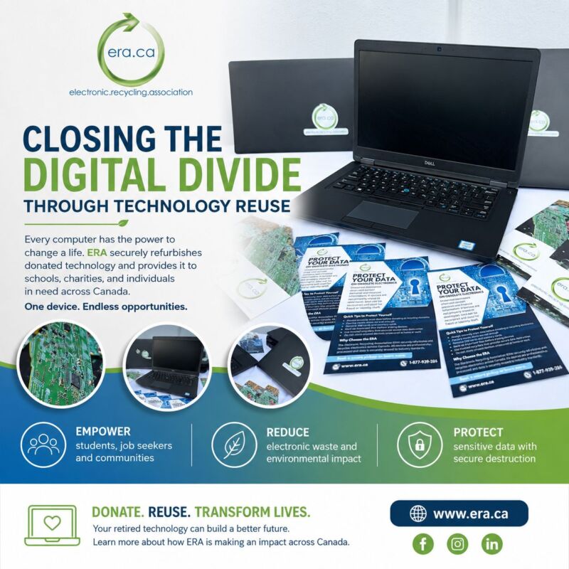 Image for the Tweet beginning: Closing the Digital Divide Through