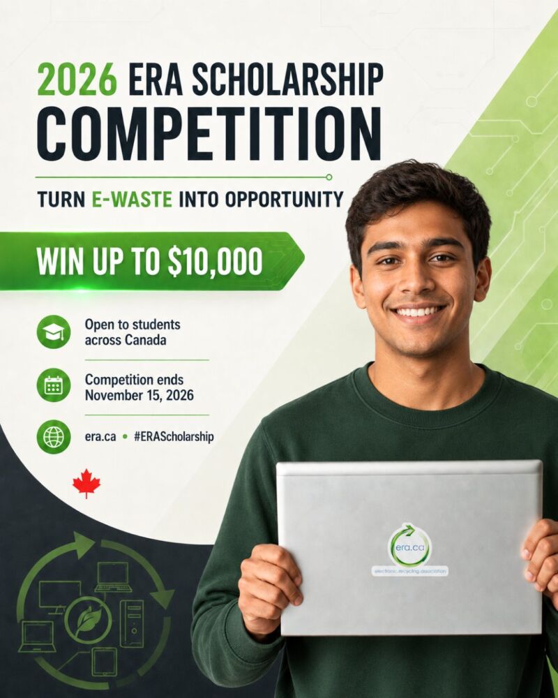 Image for the Tweet beginning: Turn e-waste into opportunity!

The ERA