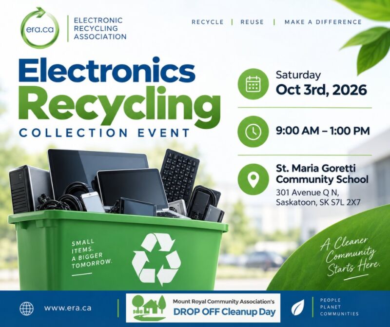 Image for the Tweet beginning: Saskatoon, it’s time to recycle