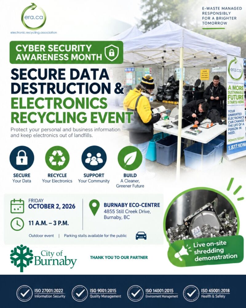 Image for the Tweet beginning: ♻️ Burnaby - our free