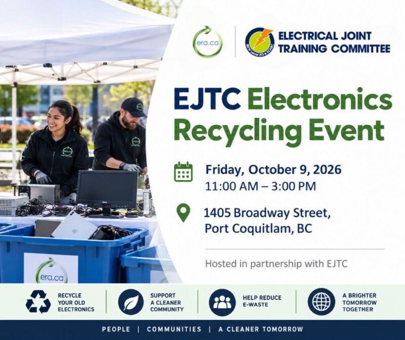 Image for the Tweet beginning: ♻️ Free Electronics Recycling Event