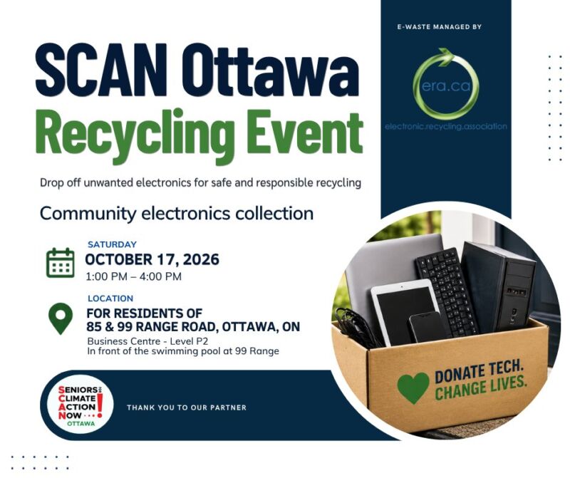 Image for the Tweet beginning: Community Electronics Recycling Event with