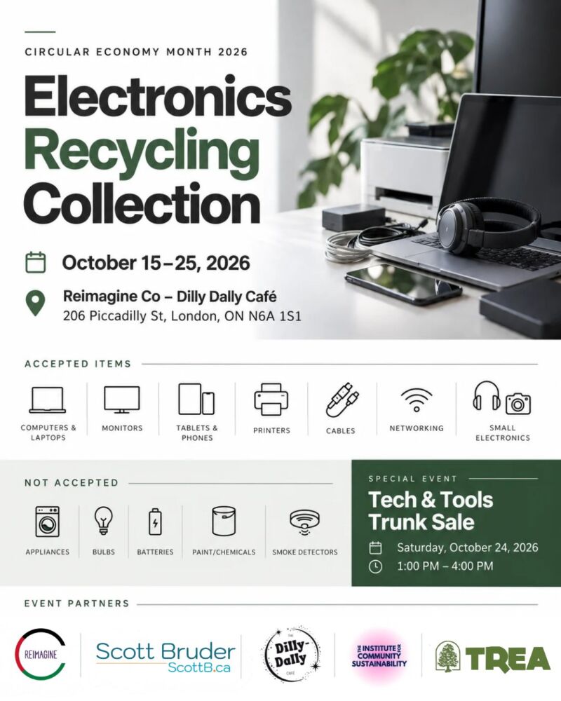 Image for the Tweet beginning: ♻️ London, Ontario – Give