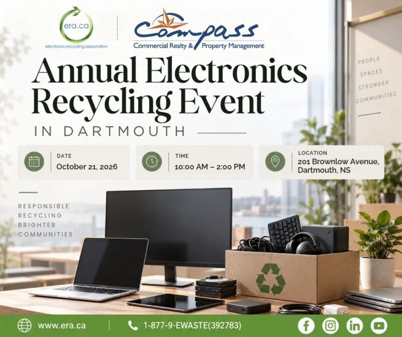 Image for the Tweet beginning: Dartmouth, Our Electronics Recycling Event